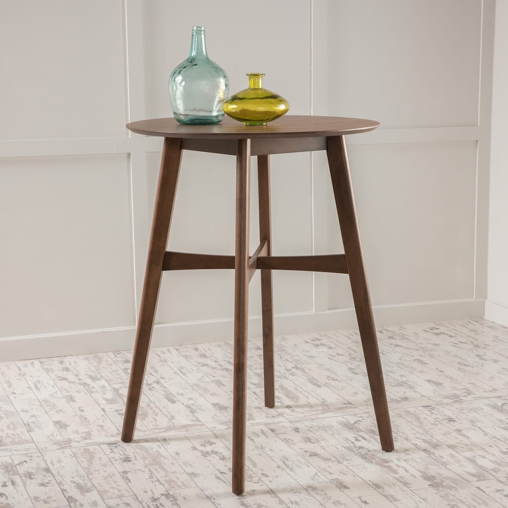 Carson Carrington Lund Wood Bar Table by Christopher Knight Home - 31.50"L x 31.50"W x 42.00"H