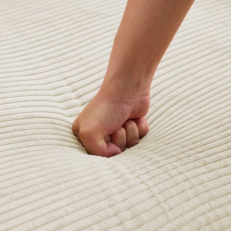 Corduroy Widened Single Sofa Chair, A Extra Lumbar Pillow