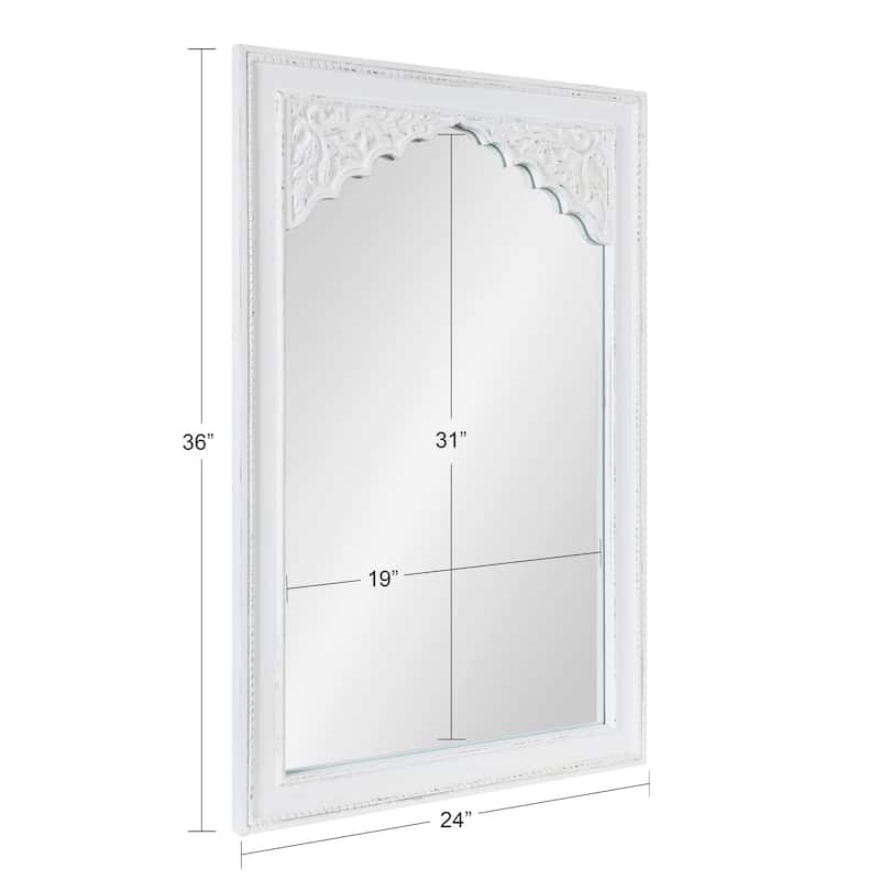 Kate and Laurel Shivani Wood Framed Mirror