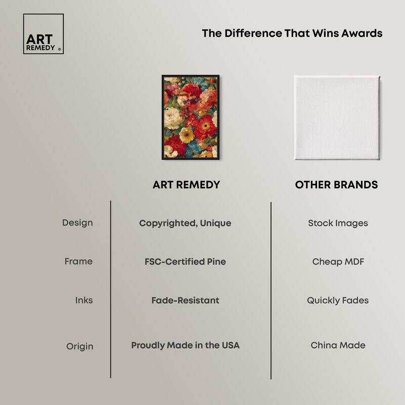 Garden Tapestries II Canvas by Art Remedy