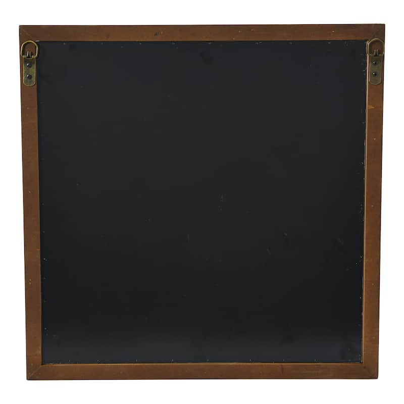 Watercolor Floral Print with Solid Wood Frame - Multi-Color