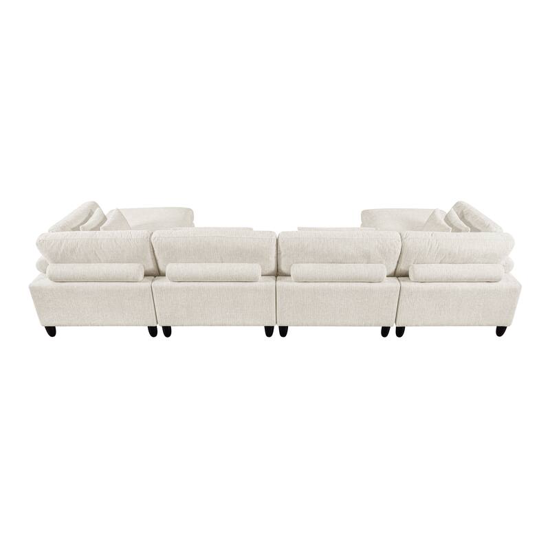 Jonas 6-Piece Modular Sectional Sofa with Ottoman