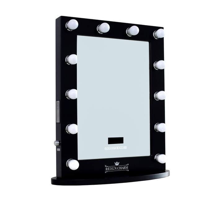 ReignCharm Hollywood Vanity Mirror Bluetooth AudioEnabled Speakers, 12LED Light Bulbs, 22