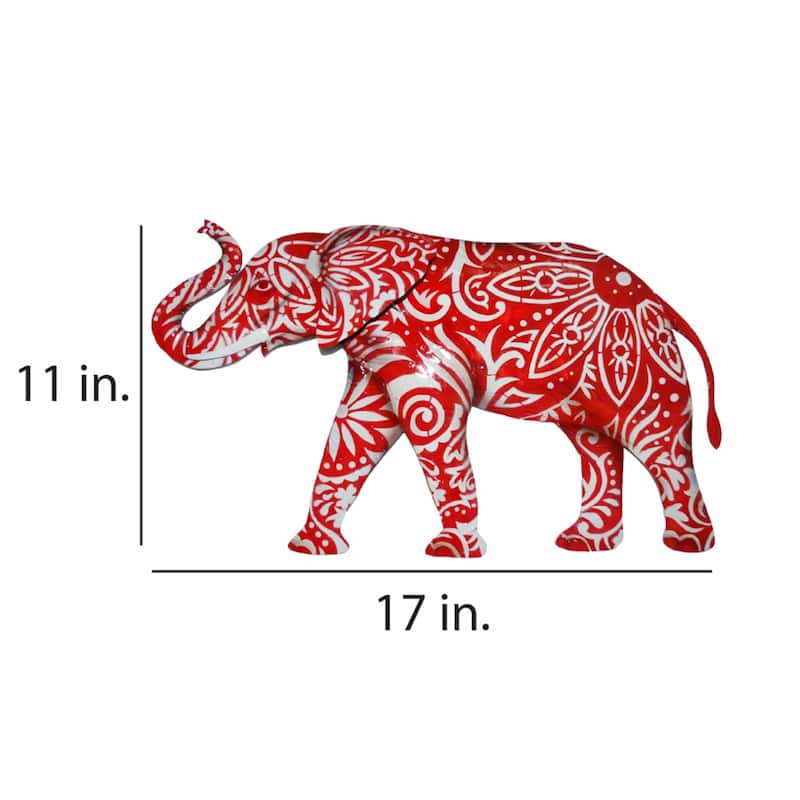 Capiz Elephant Wall Decor