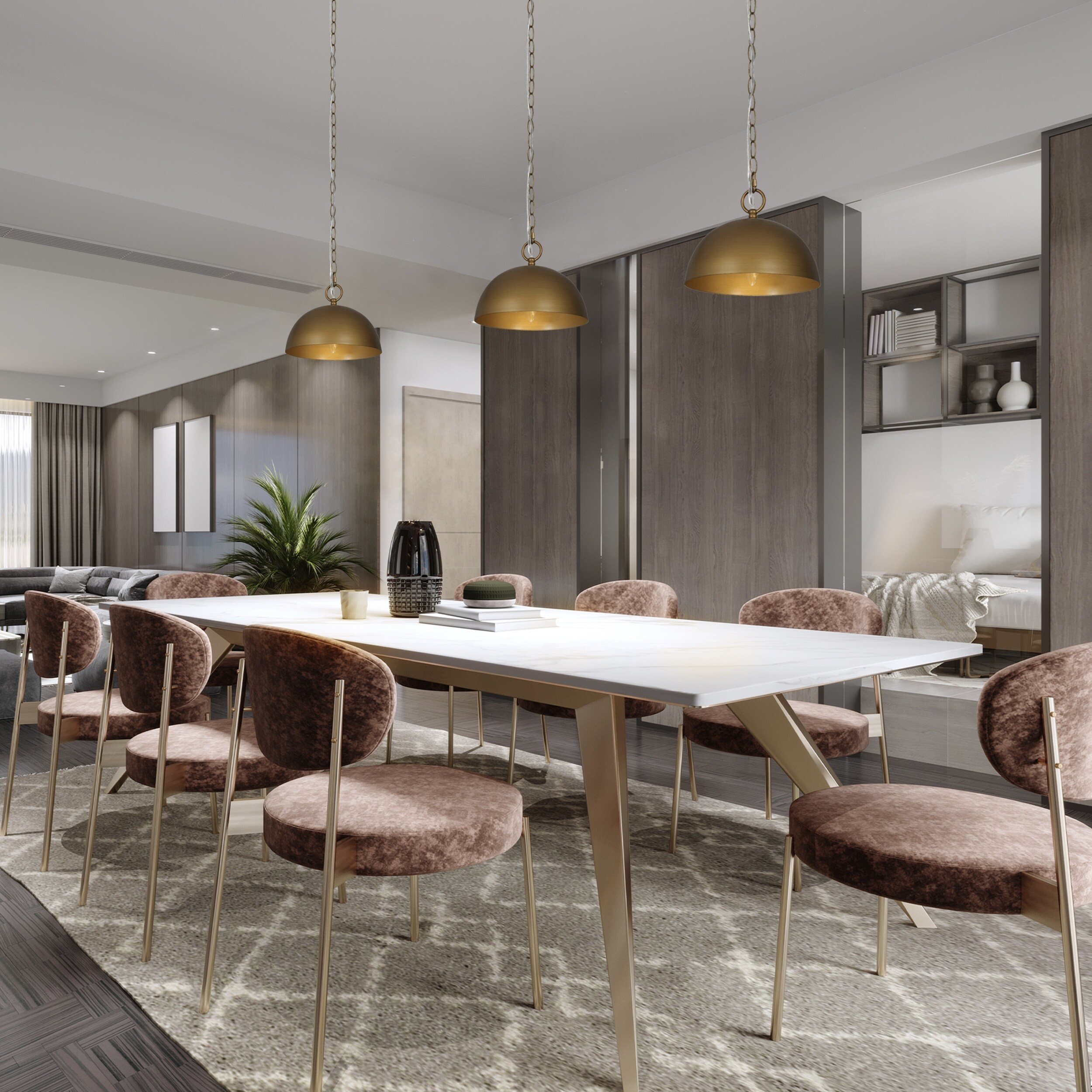 10''-Mid-century-Modern-Brass-