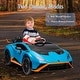 preview thumbnail 3 of 26, Lamborghini children's electric four-wheel four-wheel drive with remote baby seating toy car