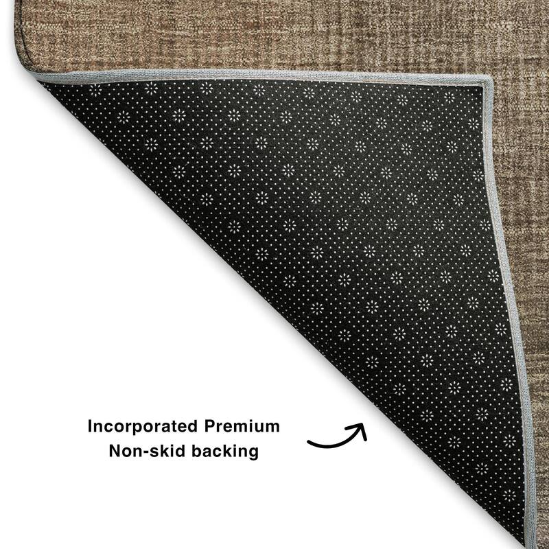 Premium Washable Super Soft Solid Ombre Mayfield Rug