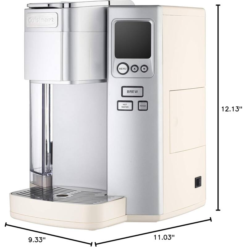 Cuisinart Single Serve Coffee Maker, 72oz, Programmable, Steel