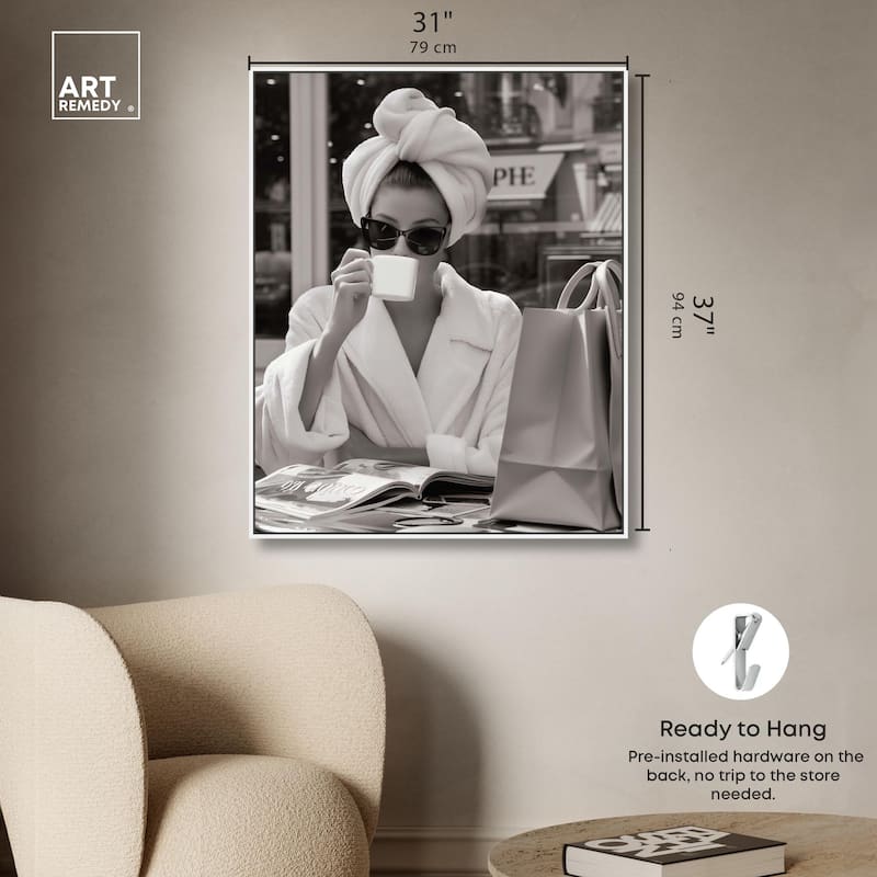 Early Morning Coffee Canvas by Art Remedy