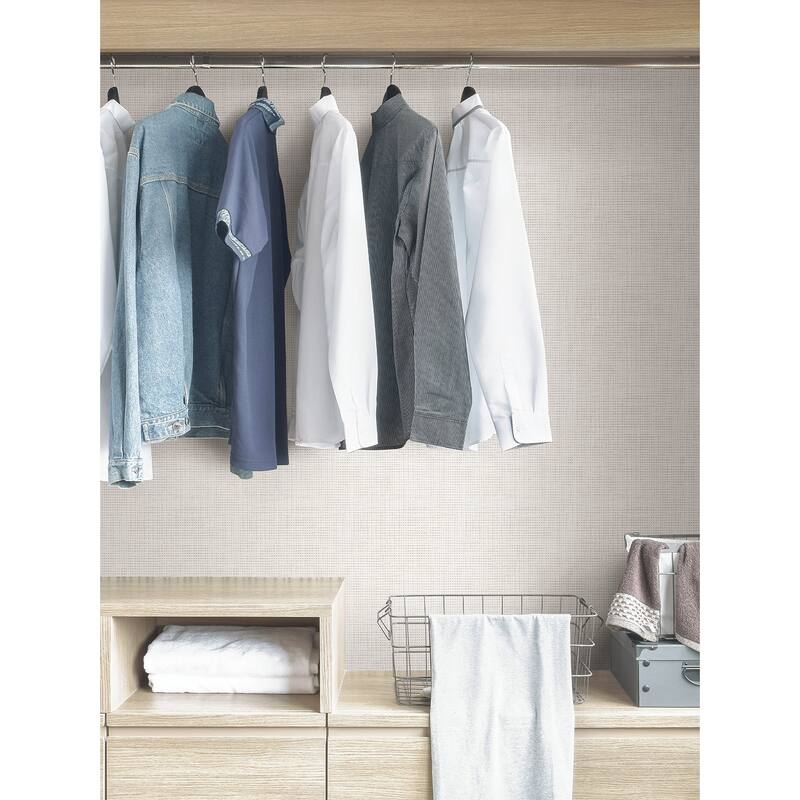 NuWallpaper Cream Nolan Peel & Stick Wallpaper