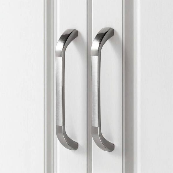 silver handles for dresser JUXYES Pack of 2 Crystal Cabinet Handles Pulls, Chrome Silver Glass Handle  Decorative Drawer Pulls Modern Cupboard Door Handle Knobs for Dresser  Drawer Cabinet Closet (3.75")