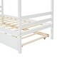 preview thumbnail 28 of 49, Roof styled wooden bed with trundle