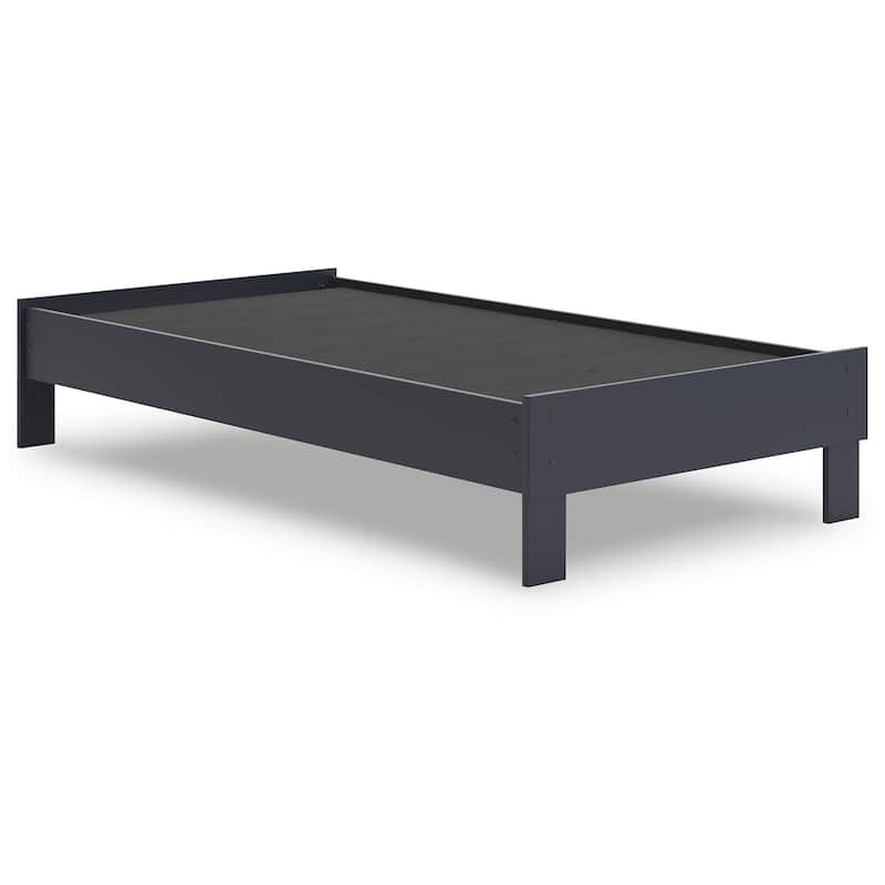 Signature Design by Ashley Simmenfort Blue Platform Bed