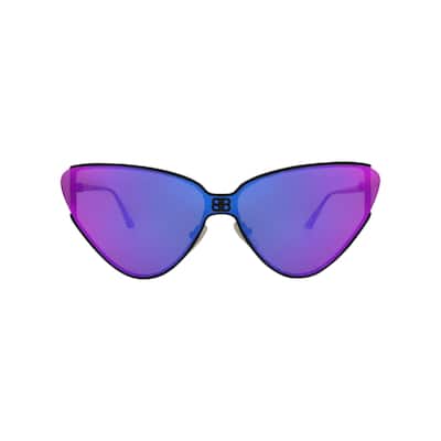 Balenciaga Cat Eye-Frame Metal Sunglasses - NS