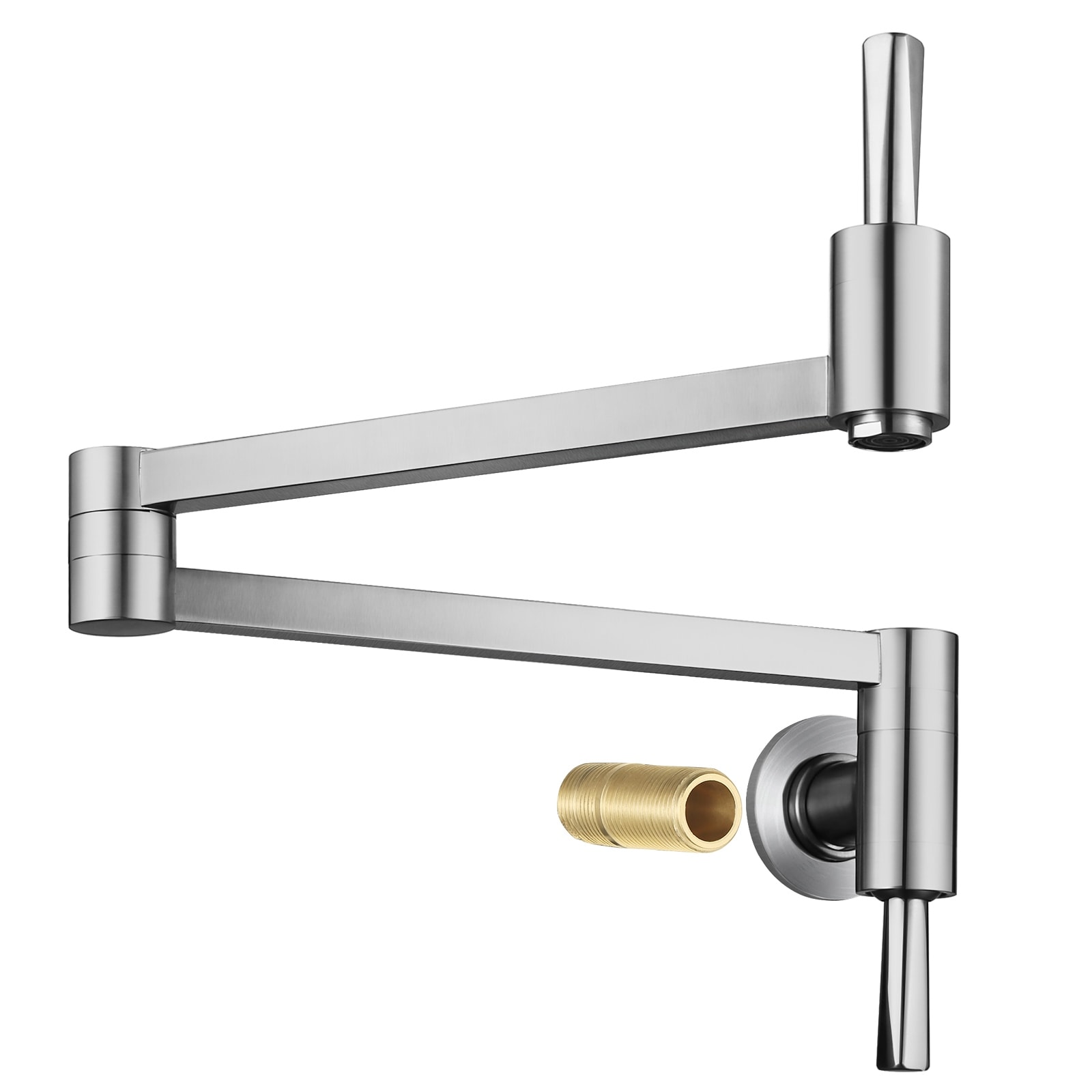 WOWOW Wall Mount Pot Filler Kitchen Faucet
