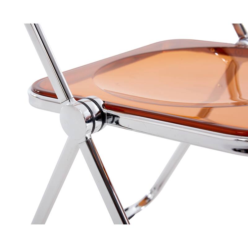 Clear Transparent Folding Chair Chair Pc Plastic