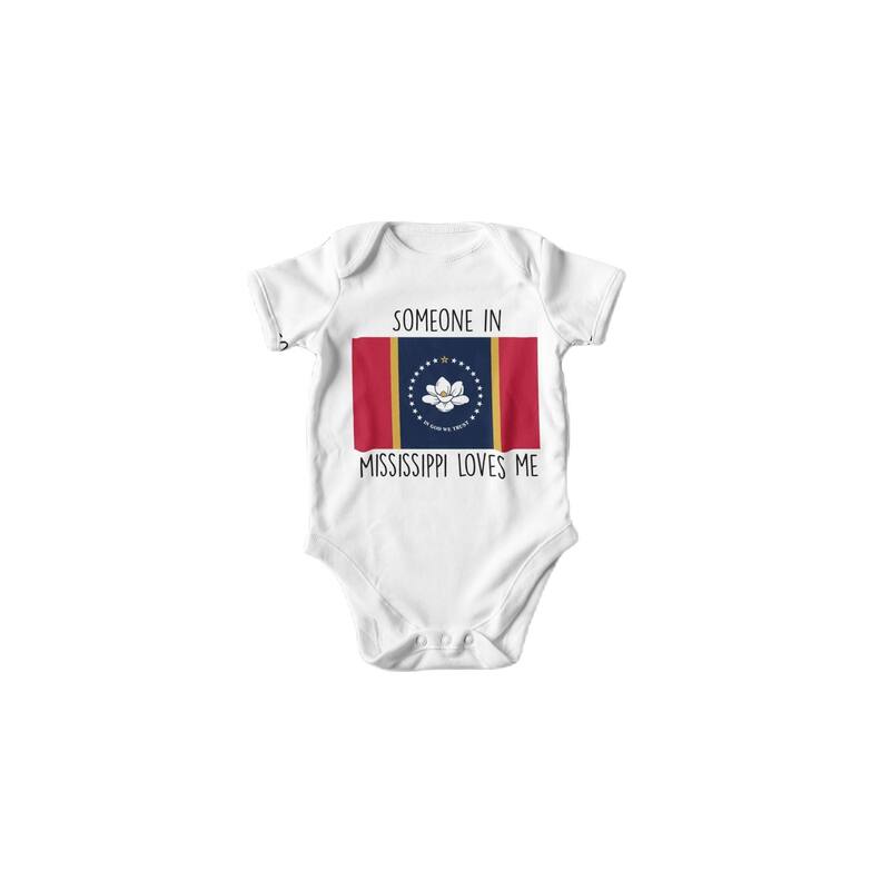 Mississippi - Baby Boy Girl Clothes Infant Bodysuit Funny Cute Newborn - Blue - 0-3M