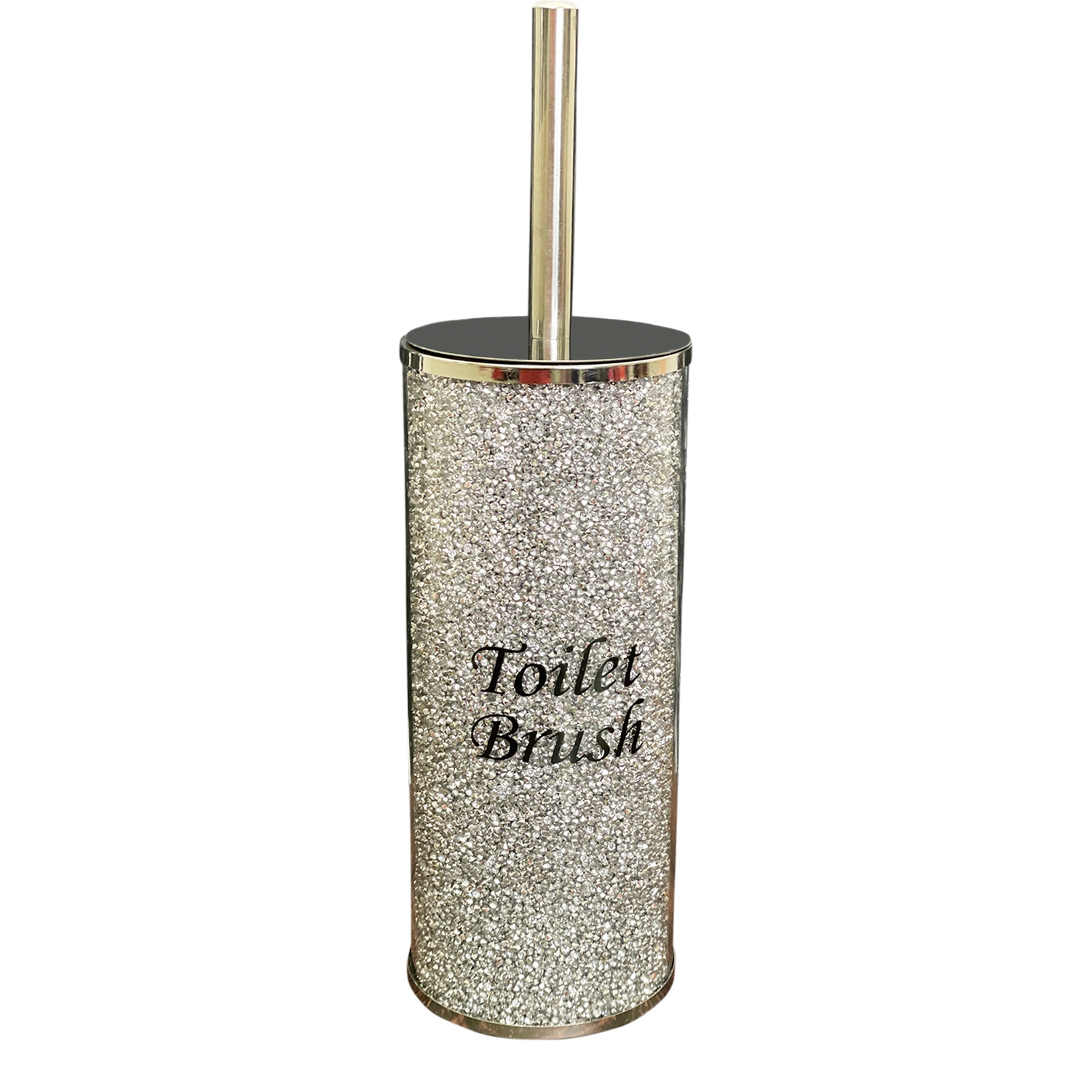 Sparkly toilet online brush holder