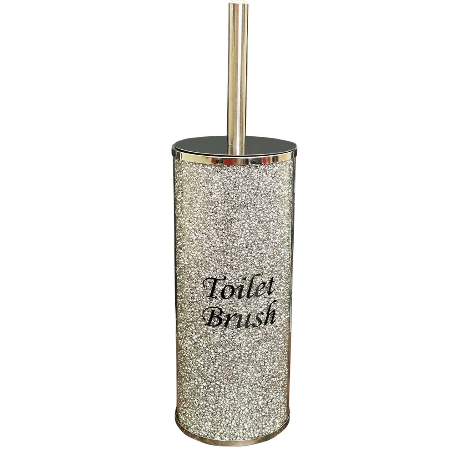 Sparkly toilet hotsell brush holder