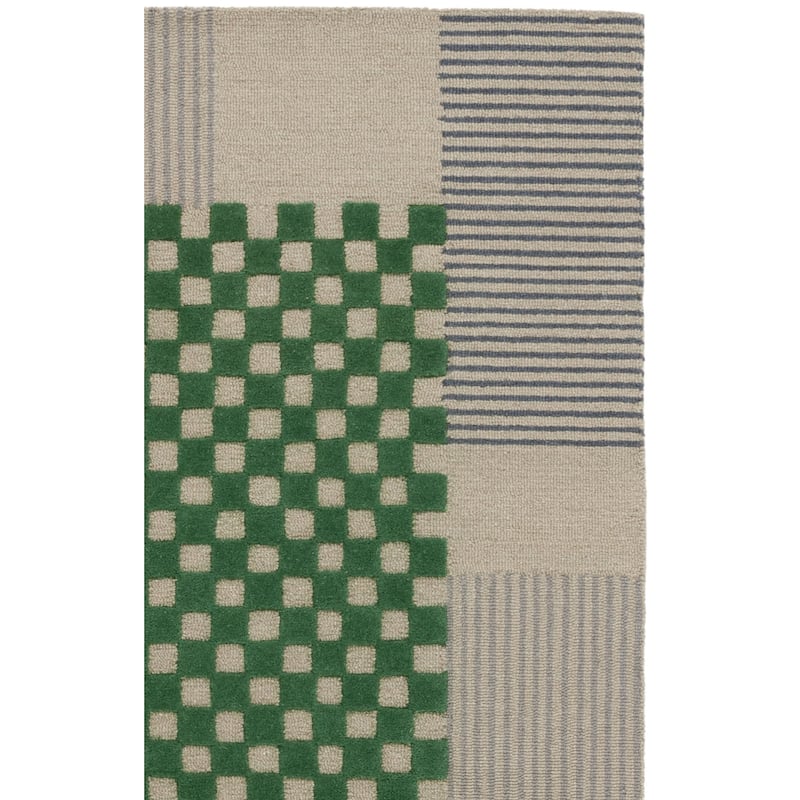 SAFAVIEH Handmade Genre Kiek Checkered Wool Rug