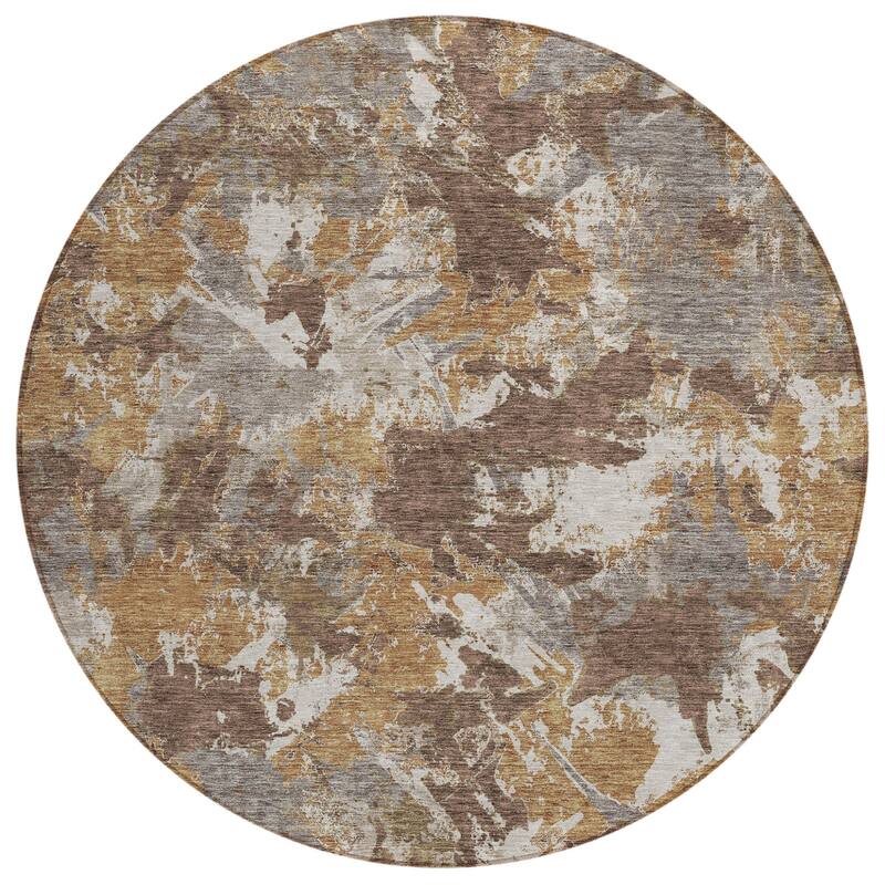 HomeRoots Floral Transitional Rectangle Outdoor Rug