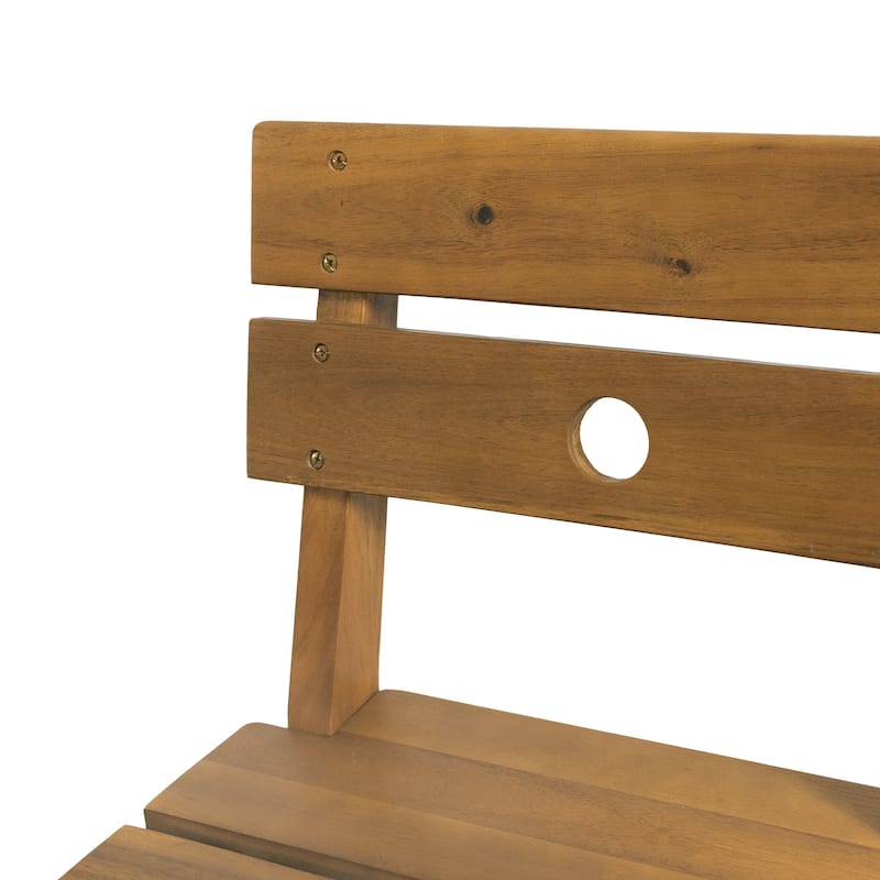 Ashlyn Acacia Wood Barstools (Set of 4) by Christopher Knight Home - 17.00" L x 20.25" W x 40.50" H