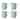 Lenox French Perle Scallop Ice Blue Mugs, Set of 4 White