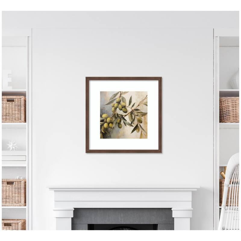 Kate and Laurel Olive Tree by The Creative Bunch Studio Framed Wall Art Print
