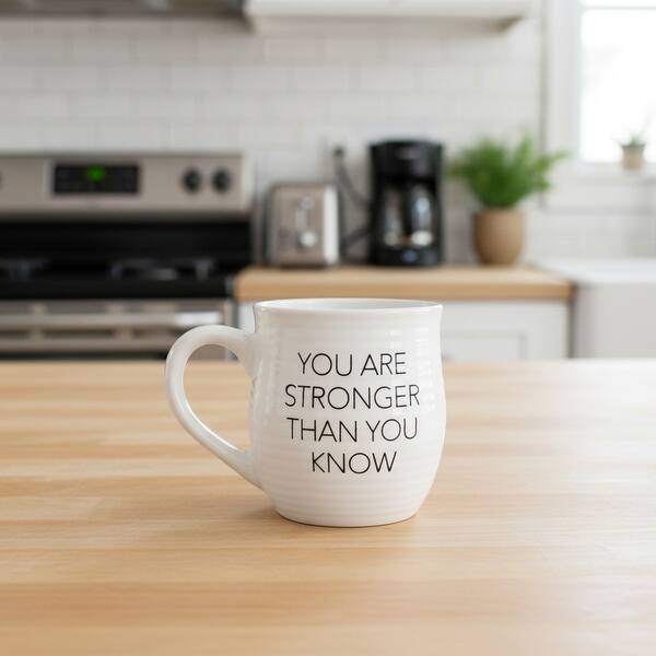 Amici Home You Are Stronger Than You Know Coffee Mug - 20 Oz - On Sale -  Bed Bath & Beyond - 38278391