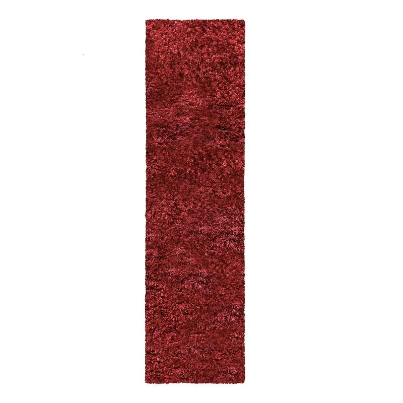 Superior Hand-tufted Plush Solid Shag Indoor Area Rug