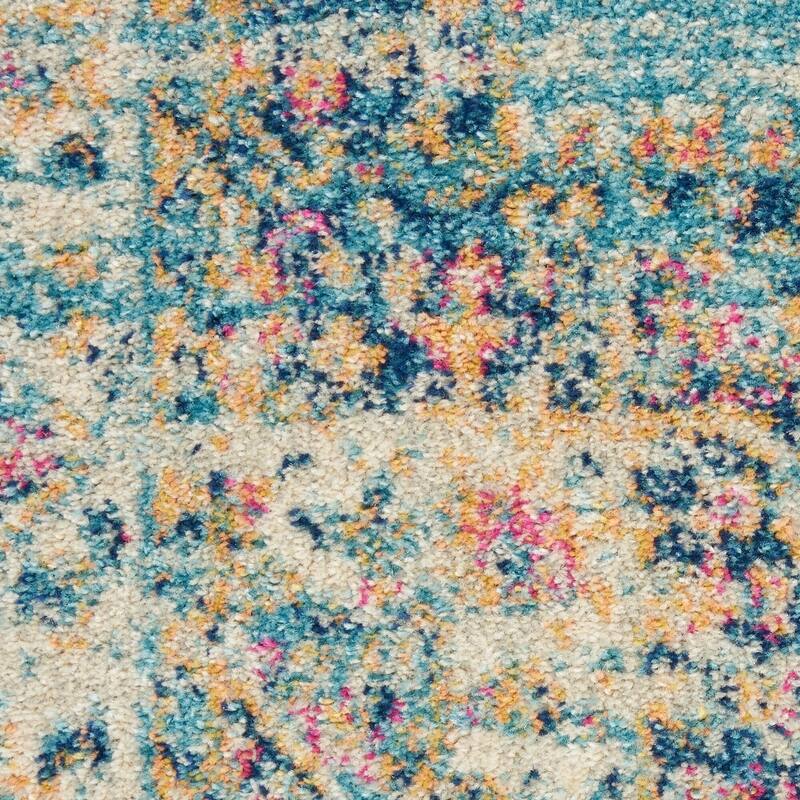 Porch & Den Dobbin Vintage Persian Medallion Farmhouse Area Rug