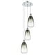 preview thumbnail 23 of 48, Innovations Lighting Endless Possibilities Ballston - Brookhaven Almond - 3 Light 13" Cord Hung Multi Pendant Slate/Polished Chrome
