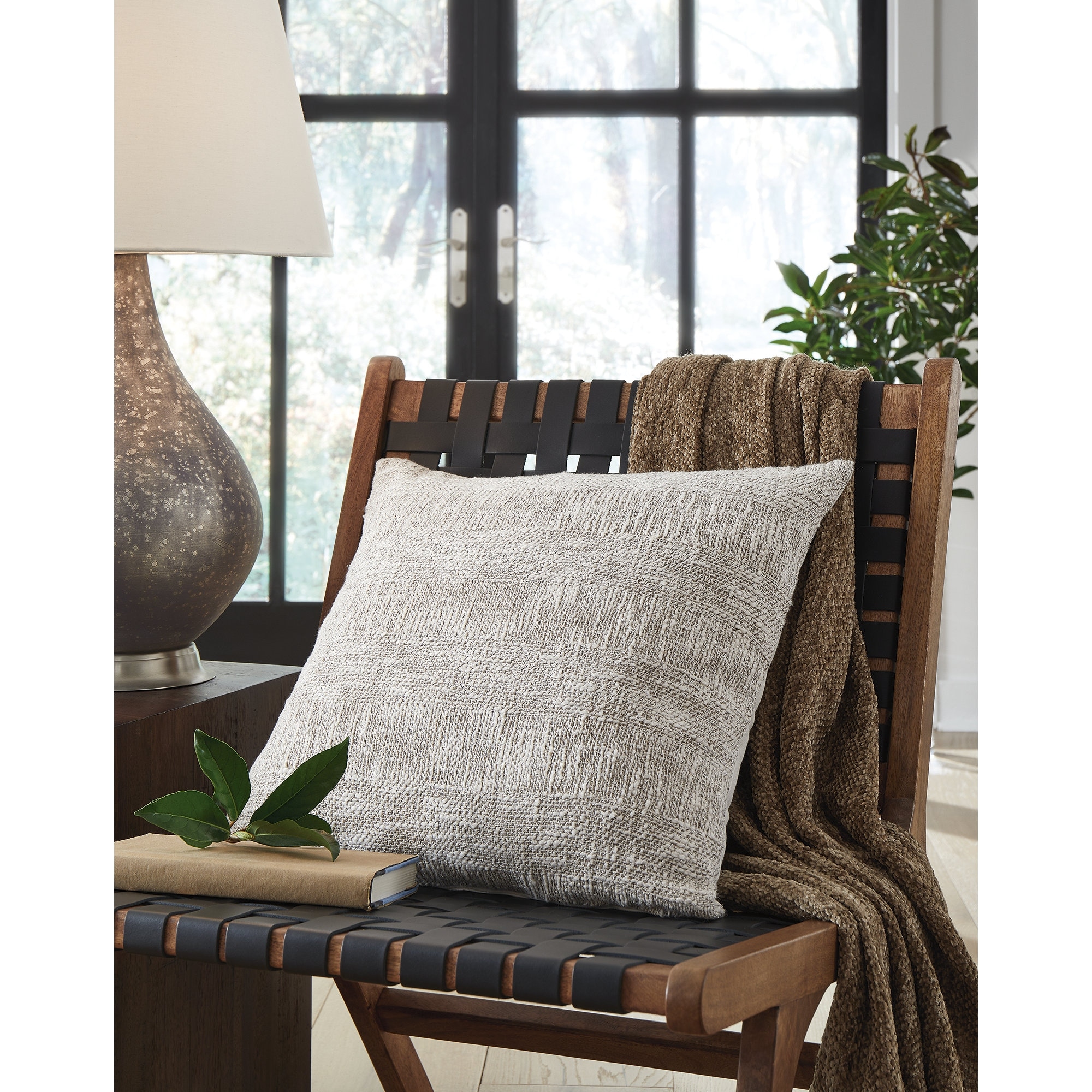 Signature Design by Ashley Carddon Brown Pillow
