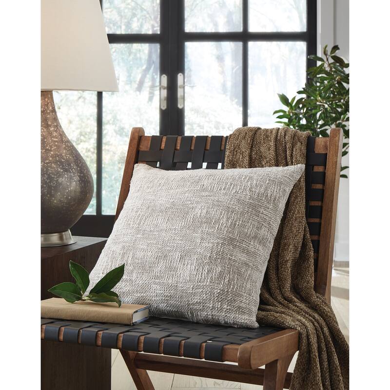 Signature Design by Ashley Carddon Gray/White Pillow (Set of 4)
