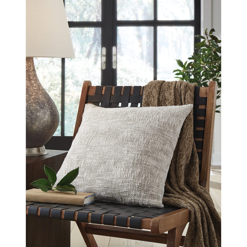 Signature Design by Ashley Carddon Gray/White Pillow (Set of 4)