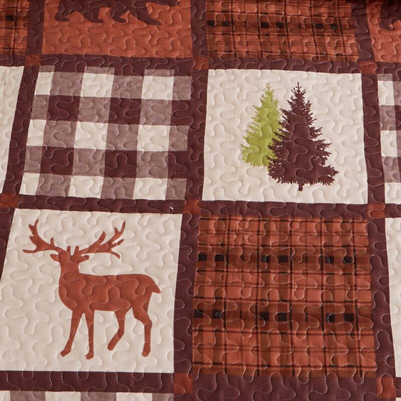 Premium Rustic Lodge All-Season Quilt Set