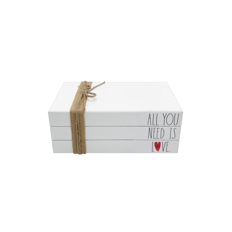 Rae Dunn Decorative Stacked Books