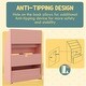 preview thumbnail 23 of 35, 3-Tier Kids Book Shelf Cabinet with 2 Storage Compartment and Large Drawer - 23.5" W x 11.75" D x 35.5" H