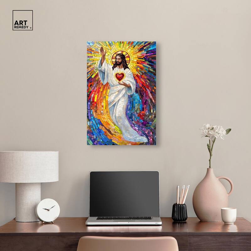 Blocks of Benediction II Canvas by Art Remedy, Gallery Wrapped