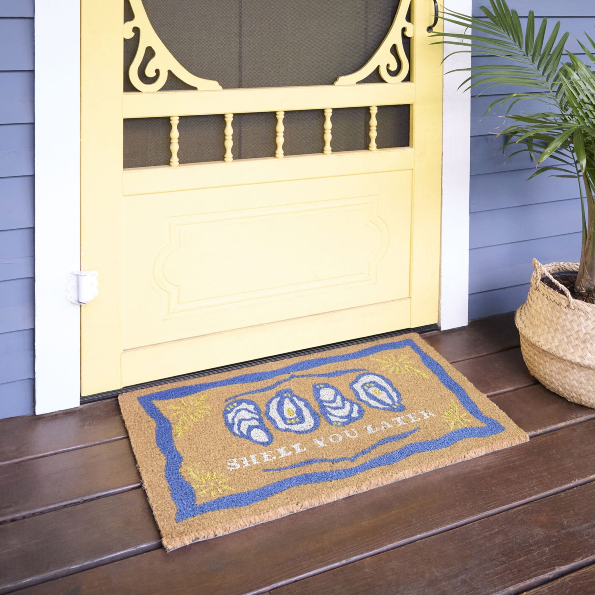 Oyster Shell You Later 18" x 30" Doormat