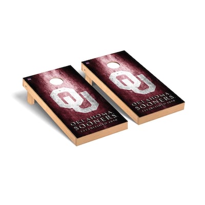 Oklahoma Sooners Museum Cornhole Board Set