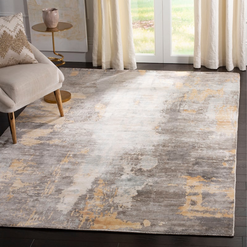 SAFAVIEH Handmade Mirage Sumaya Modern Abstract Viscose Rug