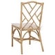 preview thumbnail 12 of 12, SAFAVIEH Chadale Rattan Dining Chair Set of 2, Fully Assembled - 23" W x 18" D x 38" H
