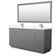 Option Dark Gray / Giotto Quartz Top / Brushed Nickel