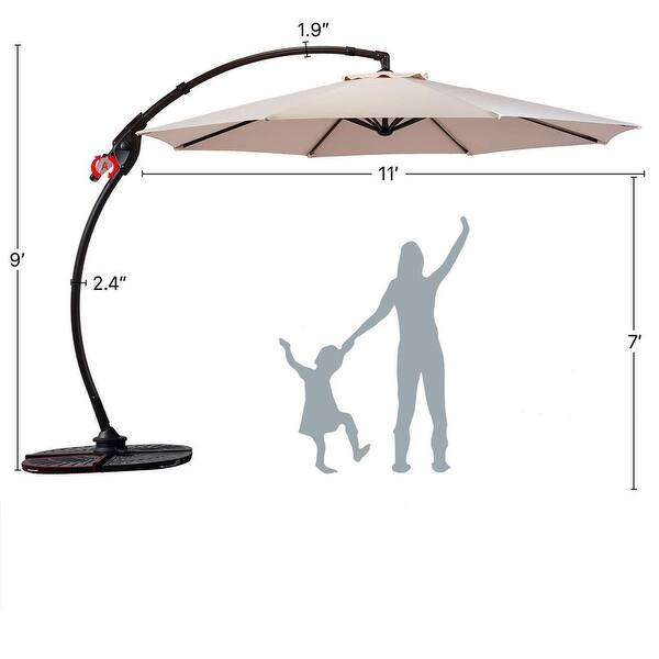 10x10 patio umbrella Heavy-Duty Aluminum Patio Table Umbrella