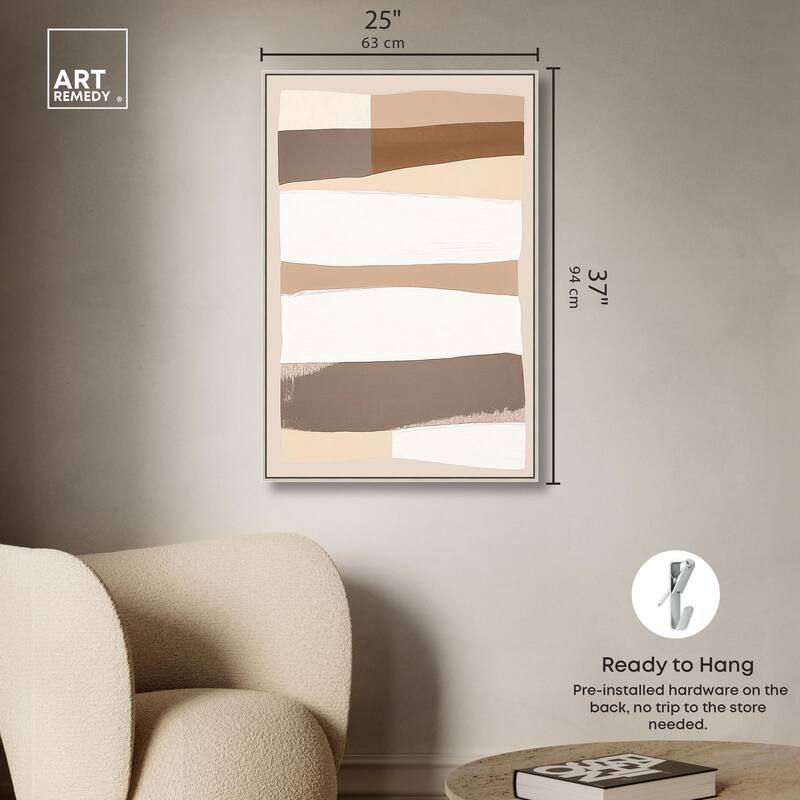 Linear Landscape I Canvas by Art Remedy