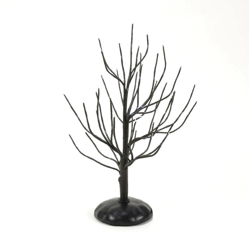 Department 56 Village Halloween LED Fiber Optic Twinkle Branch Tree - Black - 6014718