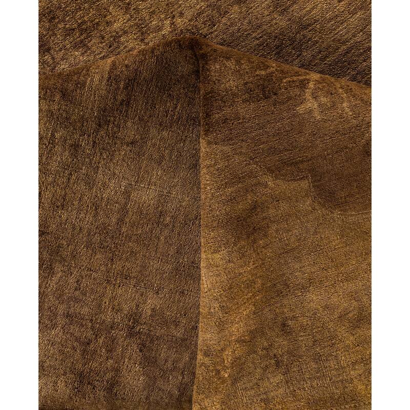 Overdyed One-of-a-Kind Hand-Knotted Area Rug - Gold - 8' 3" x 10' 3"