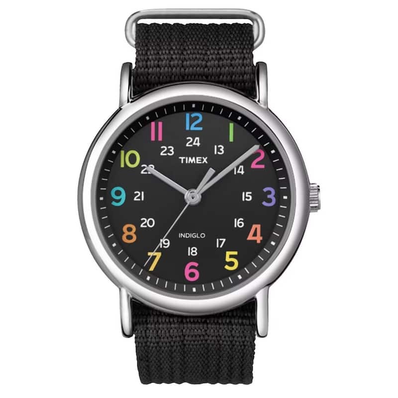 Timex Men's Weekender Black Dial Watch - T2N855 - One Size