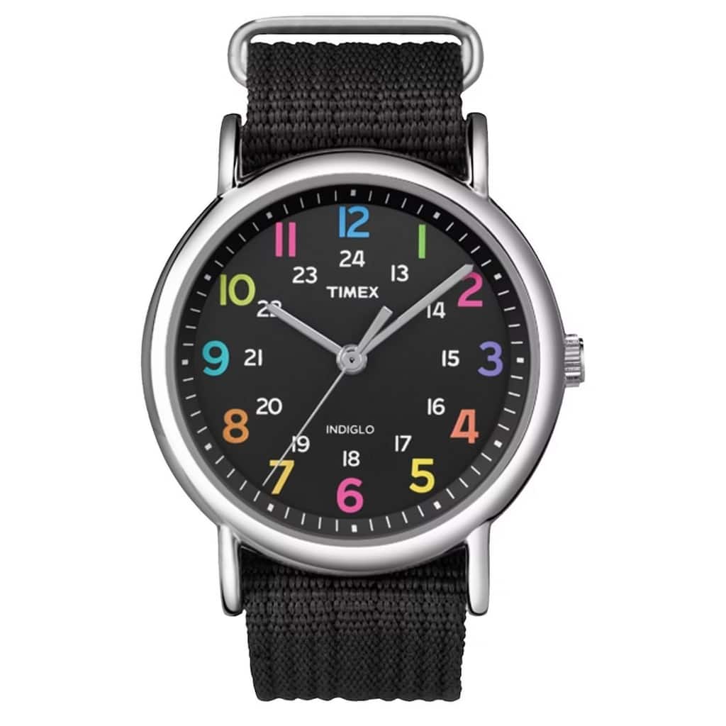 Timex Men's Weekender Black Dial Watch - T2N855 - One Size